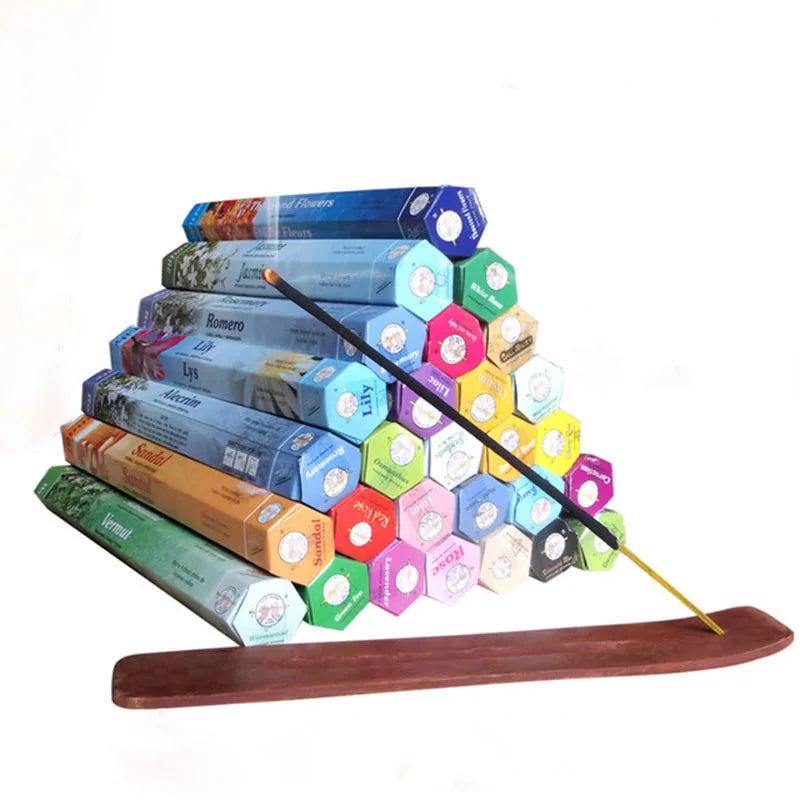 Mixed Flavor Indian Incense Sticks – Sandalwood & Lavender Aromatherapy Set