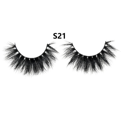 3D Mink Lashes – Fluffy Crisscross Wispy Strip Lashes 10 Soft Box