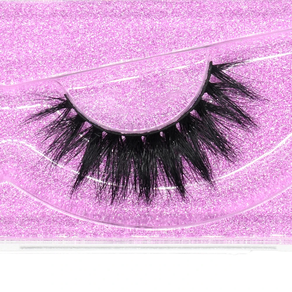 3D Mink Lashes – Fluffy Crisscross Wispy Strip Lashes 2 Soft Box