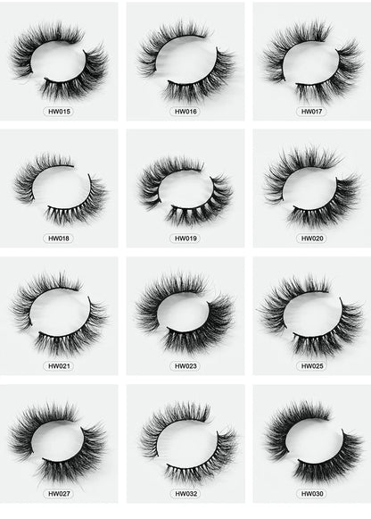 3D Handmade Mink Strip Lashes