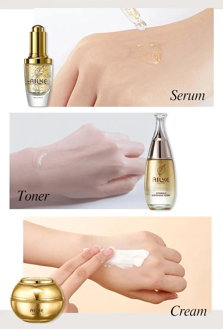 Collagen Whitening & Moisturizing Face Cream Set – Anti-Aging, Hydrating & Brightening Skincare