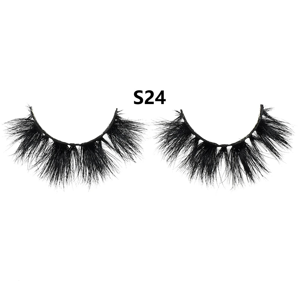 3D Mink Lashes – Fluffy Crisscross Wispy Strip Lashes 10 Soft Box
