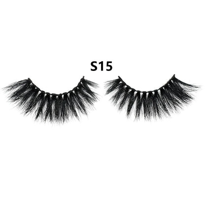 3D Mink Lashes – Fluffy Crisscross Wispy Strip Lashes 1 Soft Box