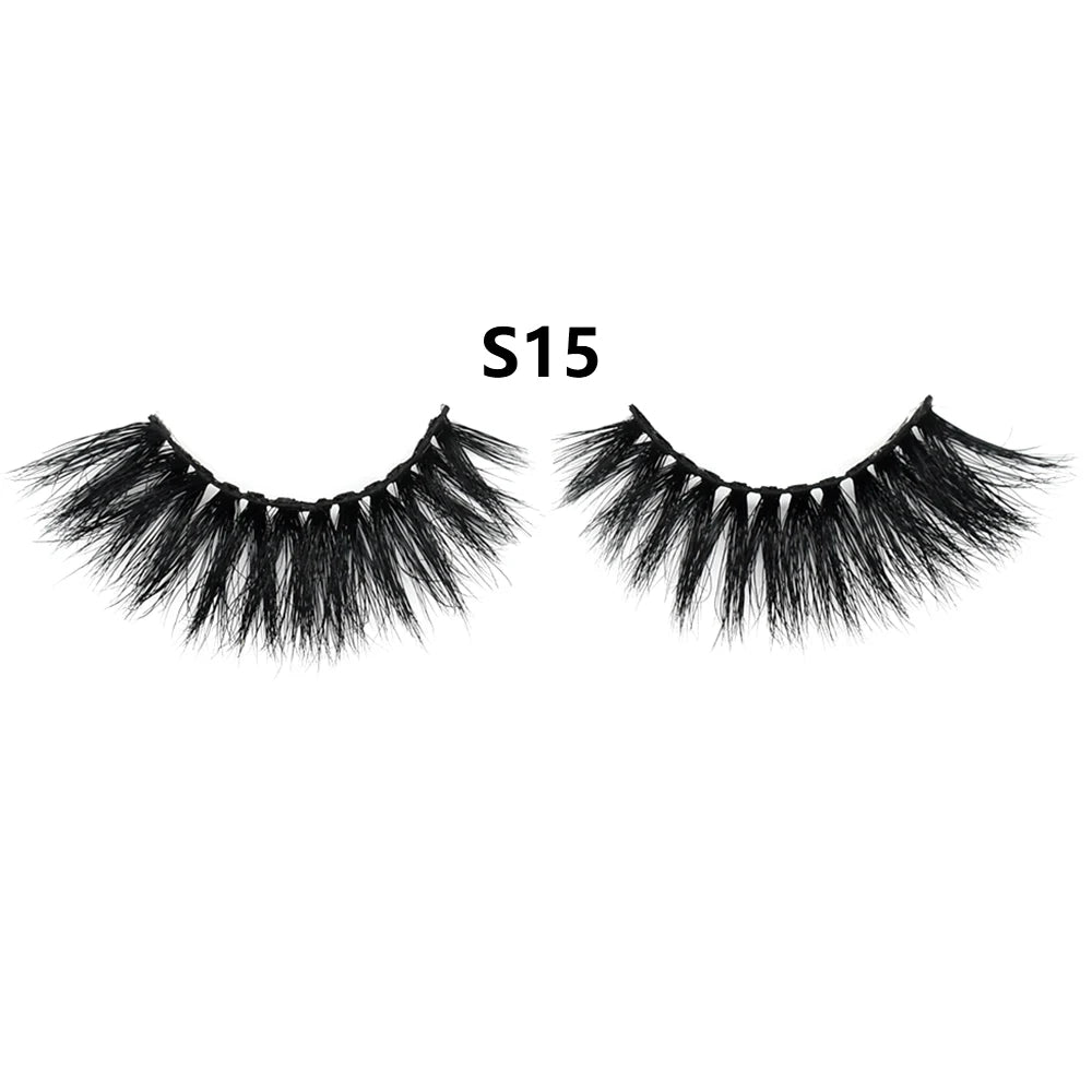 3D Mink False Eyelashes – Fluffy, Wispy & Natural Look