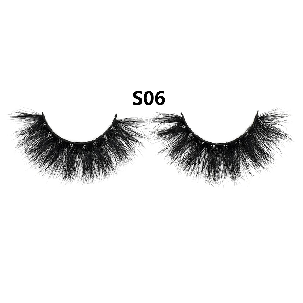 3D Mink False Eyelashes – Fluffy, Wispy & Natural Look