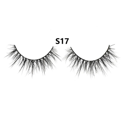 3D Mink Lashes – Fluffy Crisscross Wispy Strip Lashes 10 Soft Box