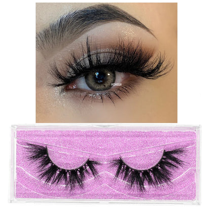 3D Mink False Eyelashes – Fluffy, Wispy & Natural Look