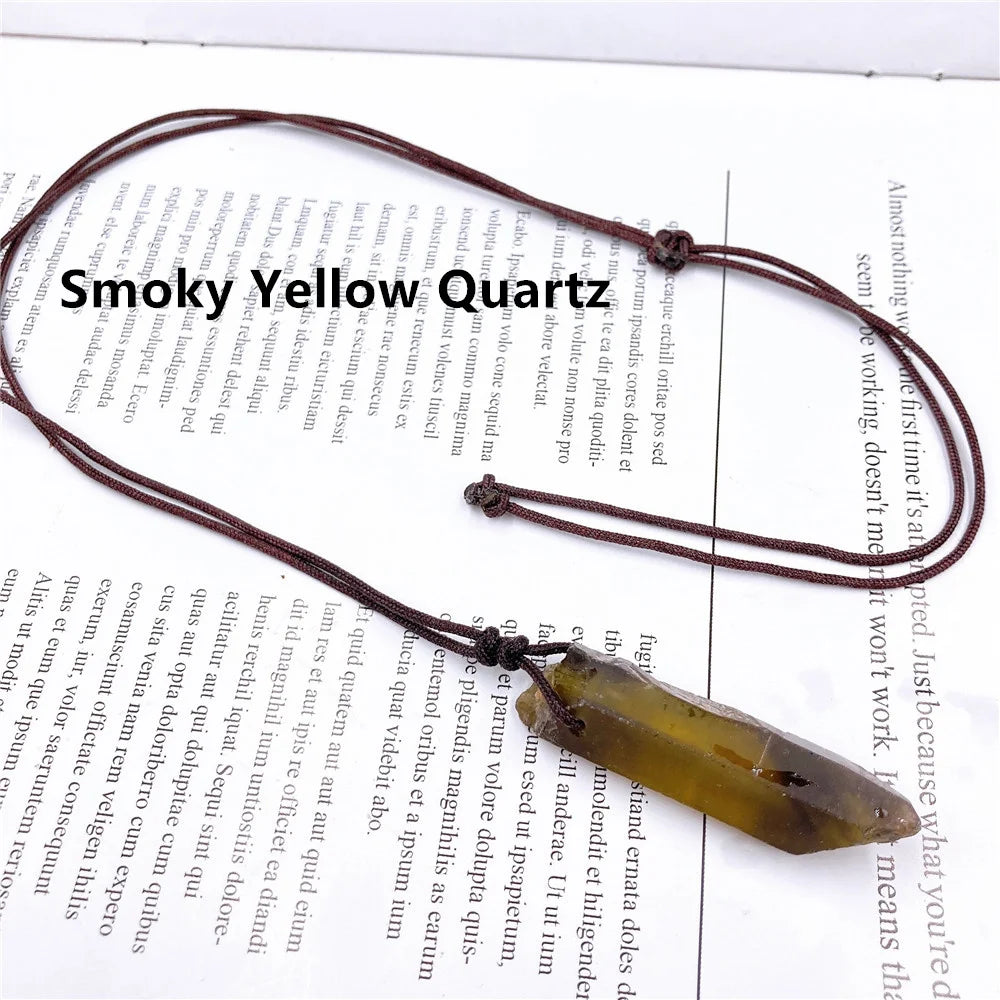Natural Crystal Point Ornaments – Amethyst & Citrine Healing Stones