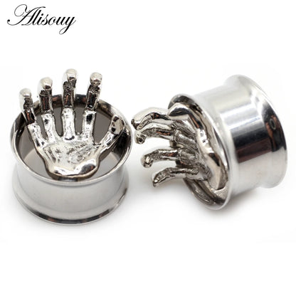 Stainless Steel Screw-Fit Ear Gauges – Multiple Sizes &amp; Styles