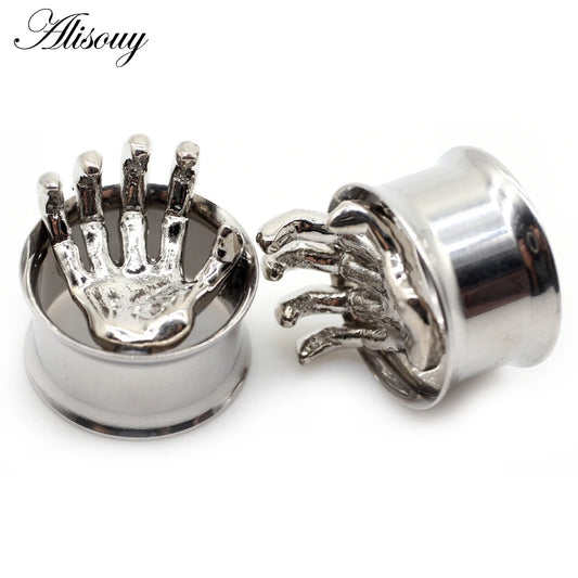 Stainless Steel Screw-Fit Ear Gauges – Multiple Sizes &amp; Styles