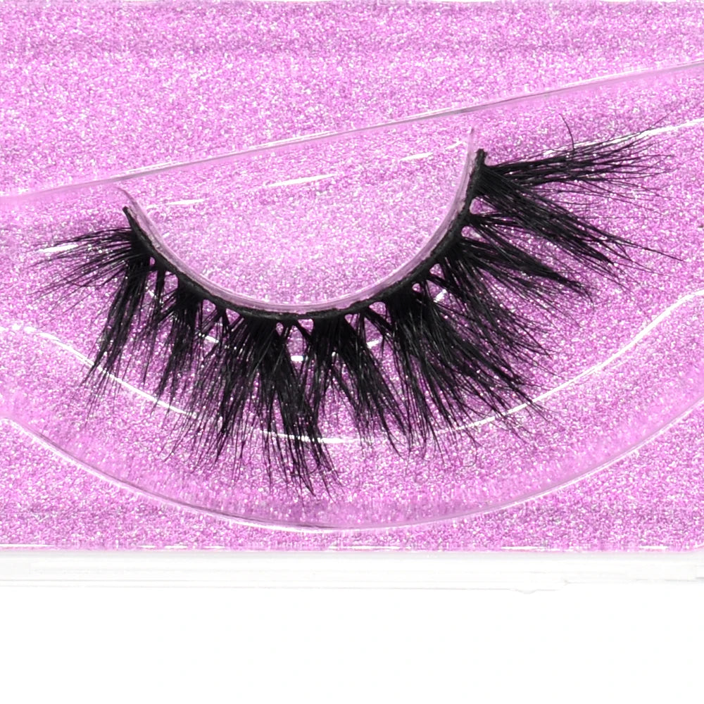 3D Mink Lashes – Fluffy Crisscross Wispy Strip Lashes 2 Soft Box