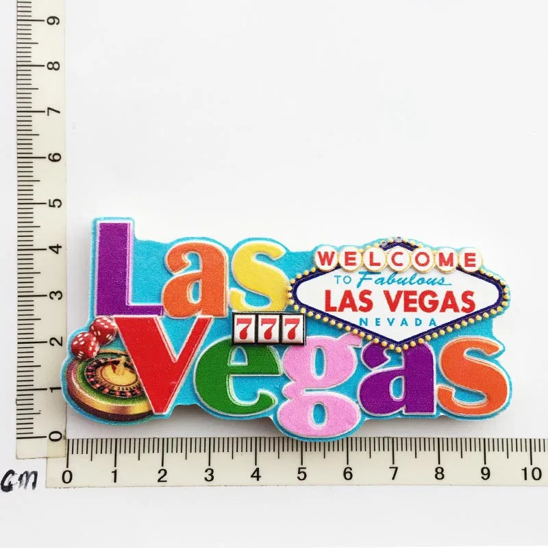 Las Vegas Souvenir Fridge Magnet
