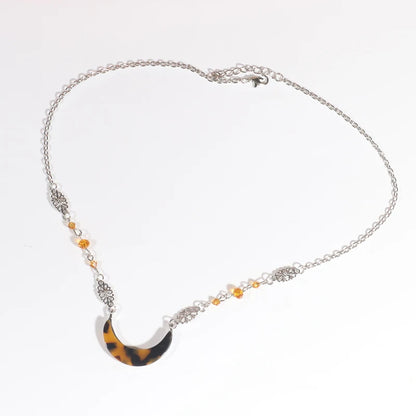 Vintage Moon Head Chain – Beaded Hair Jewelry Crown for Women