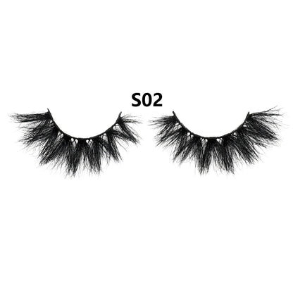 3D Mink Lashes – Fluffy Crisscross Wispy Strip Lashes 10 Soft Box