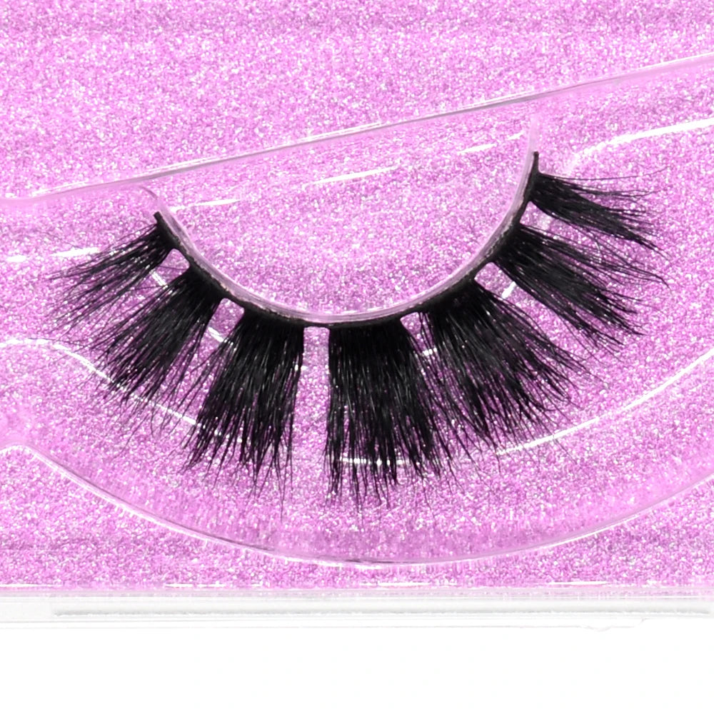 3D Mink Lashes – Fluffy Crisscross Wispy Strip Lashes 2 Soft Box