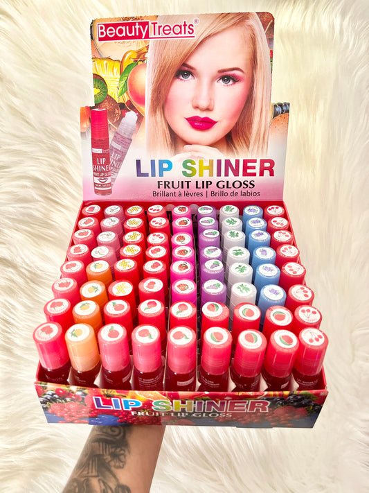 Lip Shiner Fruit Lip Gloss Roller by Beauty Treats