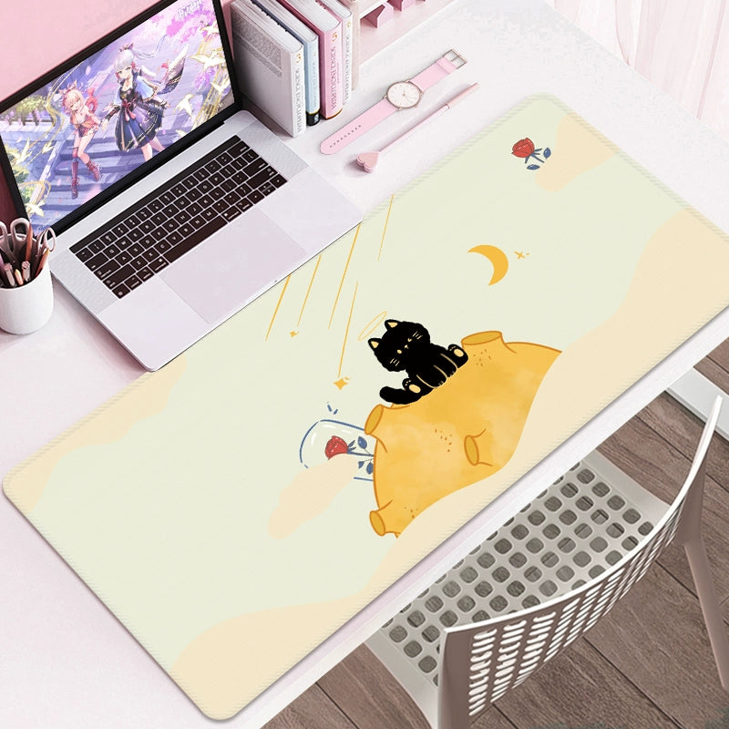 Bunny Cartoon Desk Mat – Cute Study & Computer Table Pad