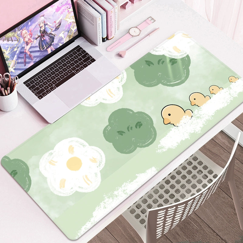 Bunny Cartoon Desk Mat – Cute Study & Computer Table Pad