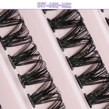 DIY Lash Cluster Extension Kit – Bond, Seal & Applicator Set (5–16mm)