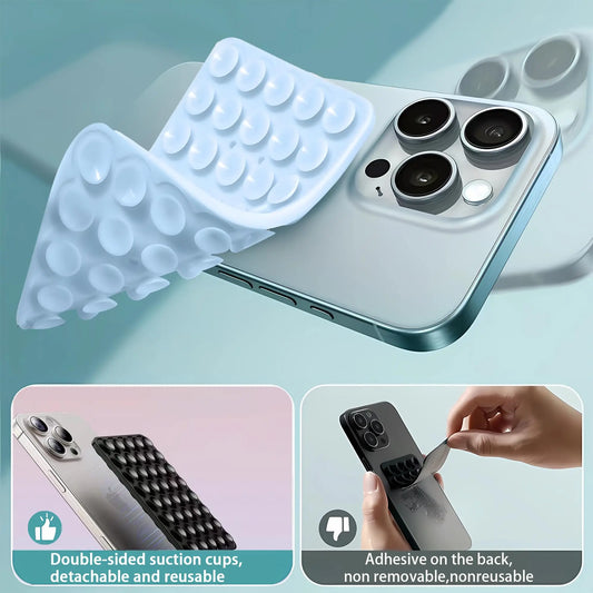 Silicone Double-Sided Suction Cup Phone Holder