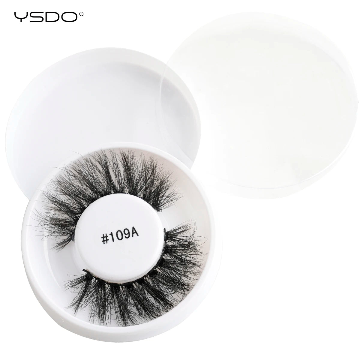 Wispy 3D Mink False Eyelashes – Natural Long, Fluffy & Reusable Strip Lashes (1 Pair)