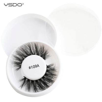 Wispy 3D Mink False Eyelashes – Natural Long, Fluffy & Reusable Strip Lashes (1 Pair)