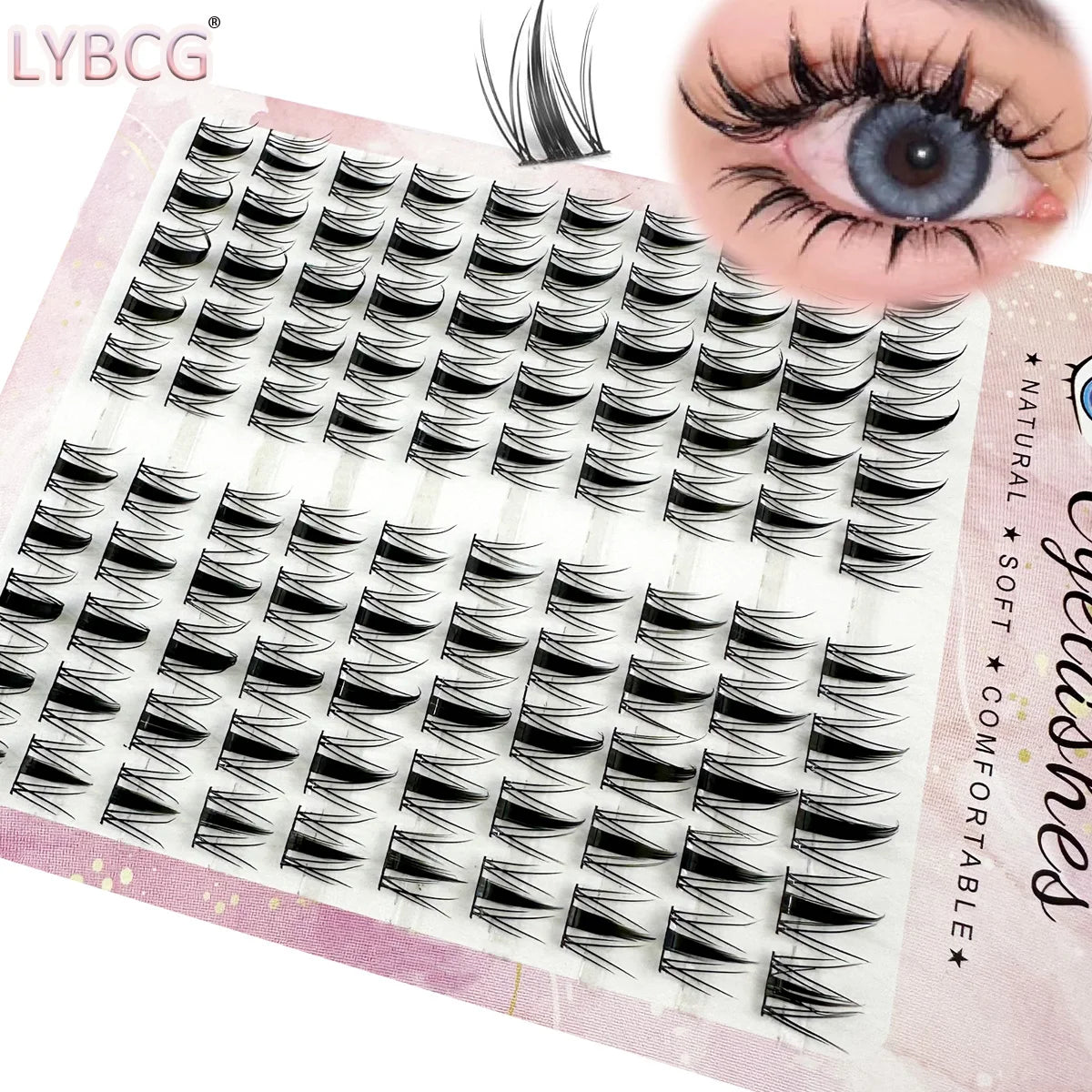High-Capacity Individual Cluster Lashes (12mm / 13mm / 14mm)