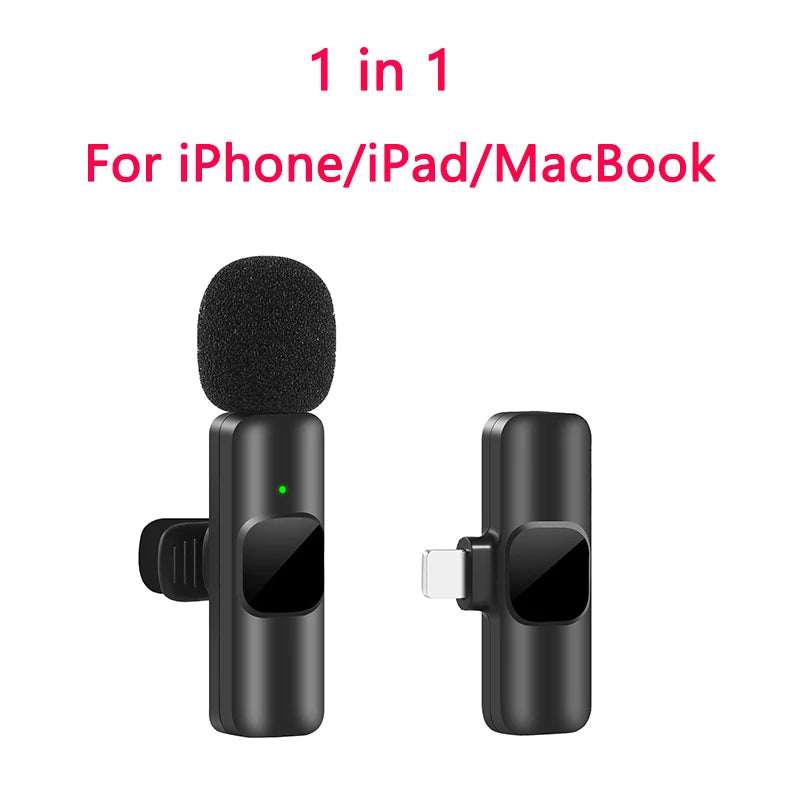 Wireless Lavalier Microphone – Pro Audio, Plug-and-Play Simplicity