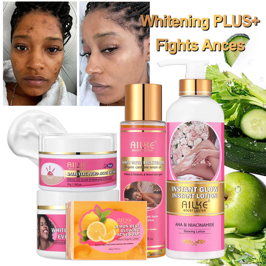 Natural Skin Cleansing & Brightening Set