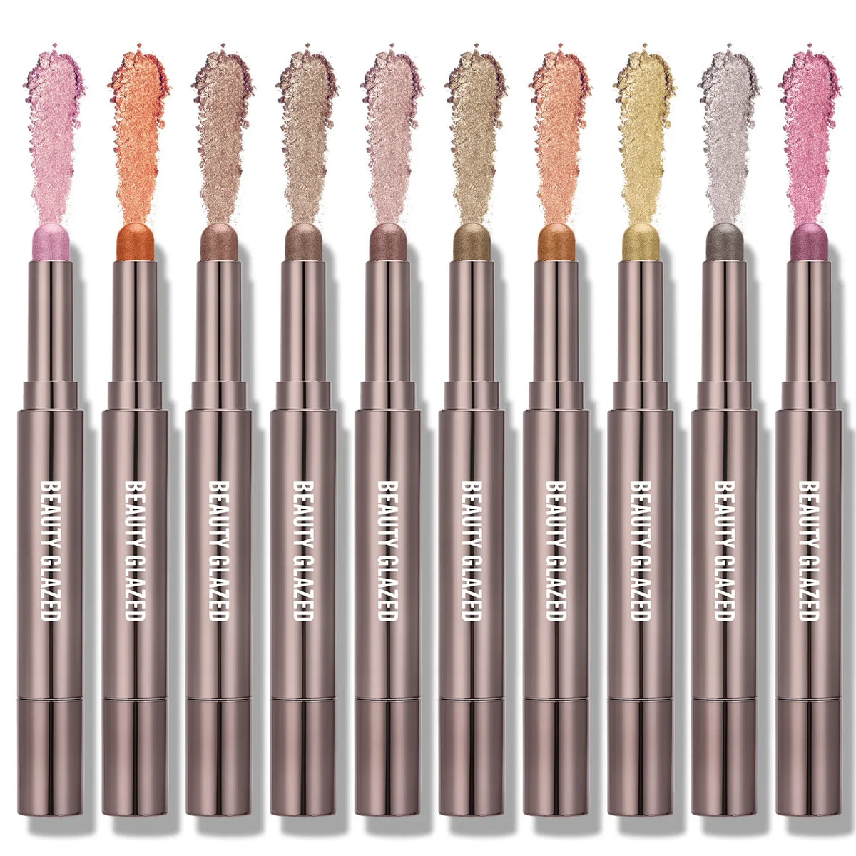 10-Color Double-Ended Eyeshadow Stick Set