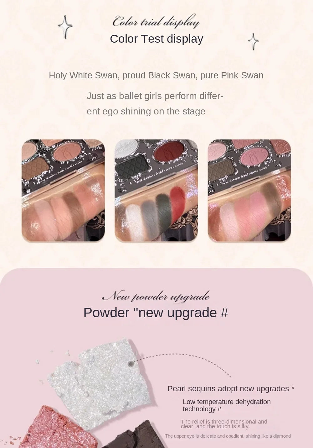 Flower Knows Swan Ballet Eyeshadow Palette