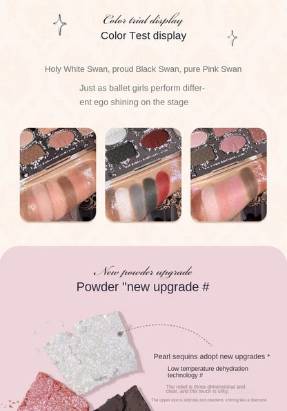 Flower Knows Swan Ballet Eyeshadow Palette