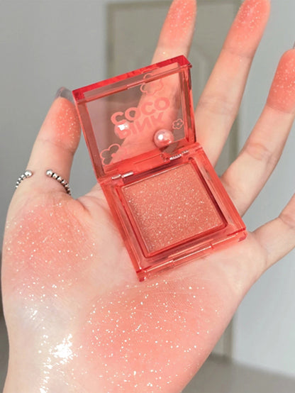 🌸 PINKCOCO Fine Shimmer Tipsy Blush – Multi-Use Soft Mist Glow