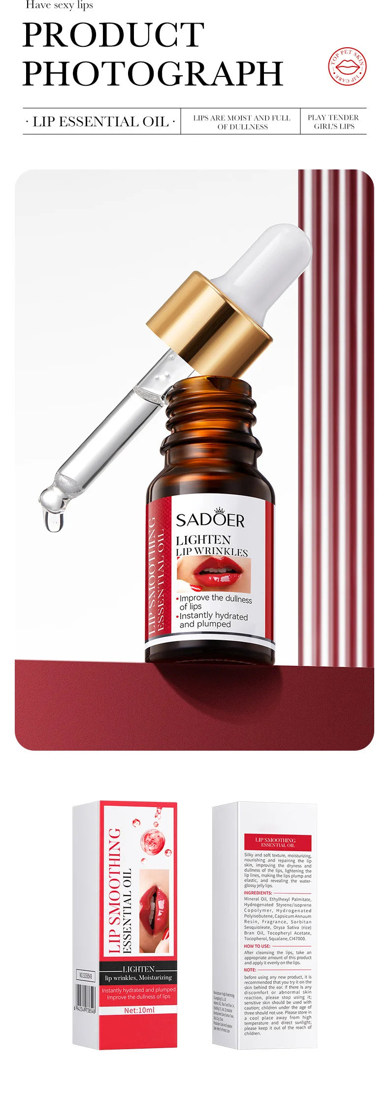 Lip Booster Plumping Serum Oil