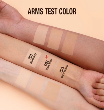 O.TWO.O Liquid Foundation Cream – High Coverage, SPF30 & Waterproof Base (30ml)