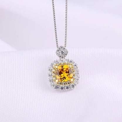 CC Cubic Zirconia Water Drop Pendant Necklace