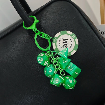 Gambling Dice Keychain