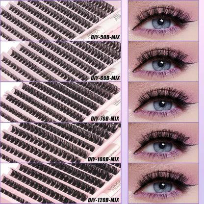 DIY Lash Cluster Extension Kit – Bond, Seal & Applicator Set (5–16mm)