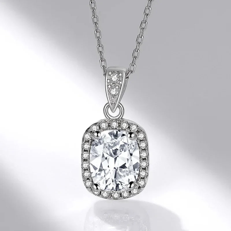 CC Cubic Zirconia Water Drop Pendant Necklace
