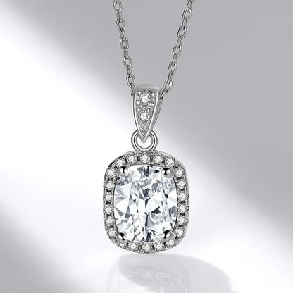 CC Cubic Zirconia Water Drop Pendant Necklace