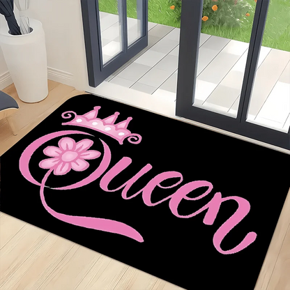 Queen Floral Crown Doormat