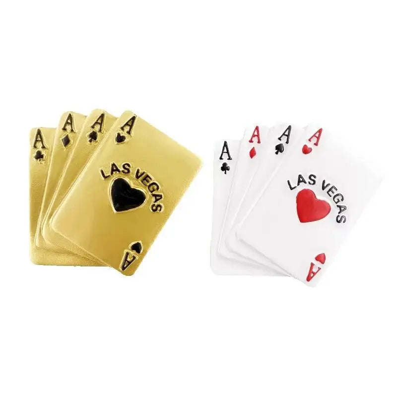 Las Vegas Playing Cards Fridge Magnet