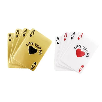 Las Vegas Playing Cards Fridge Magnet