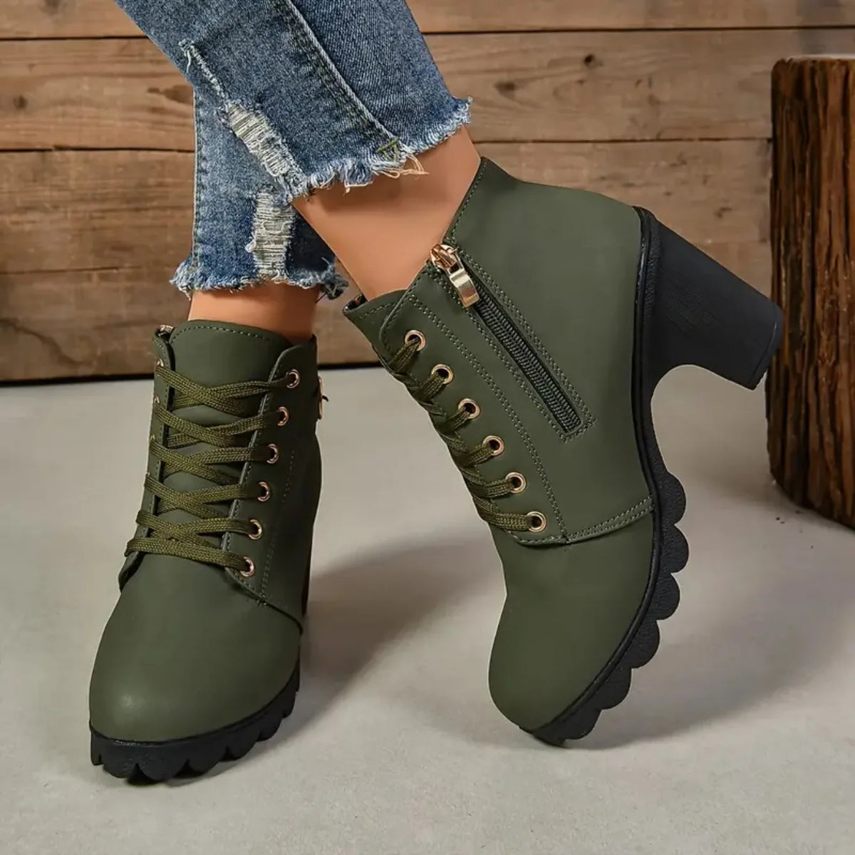 Women’s Lace-Up Ankle Boots