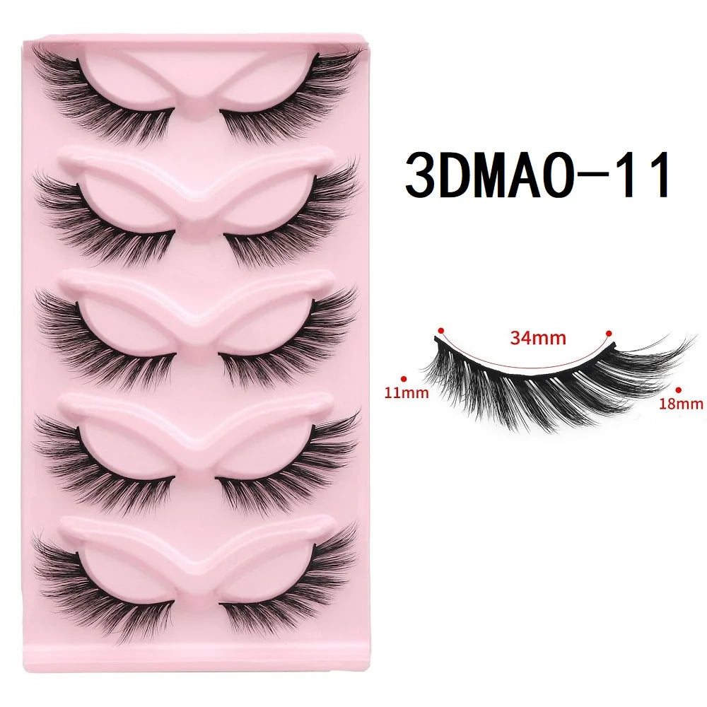 Cat Eye 3D Lashes – Fluffy, Wispy, Manga Magic