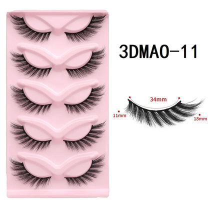 Cat Eye 3D Lashes – Fluffy, Wispy, Manga Magic