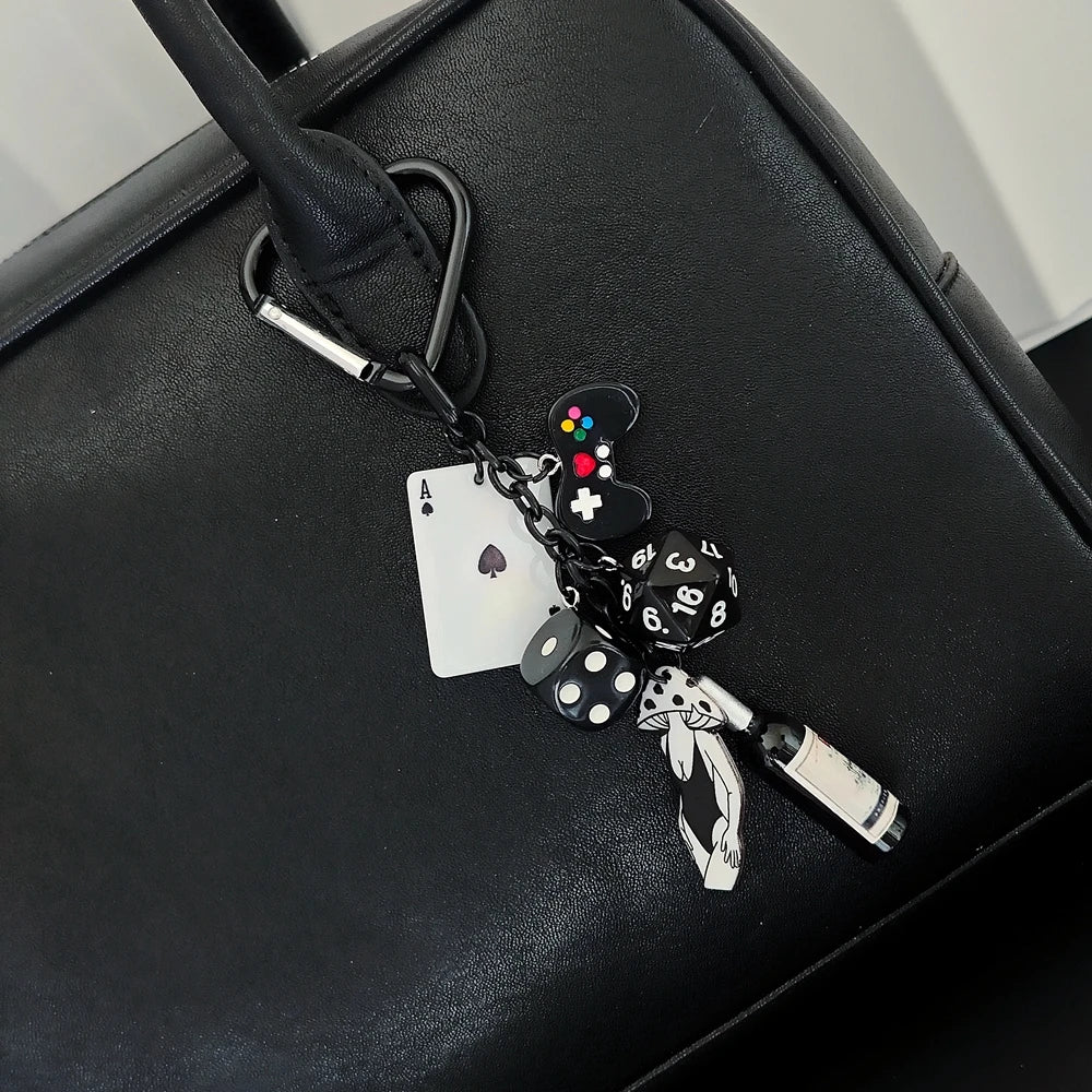 Gambling Dice Keychain