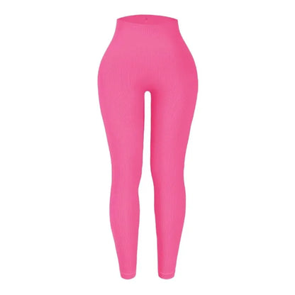 Seamless High-Waisted Yoga Pants – Slimming Sports Leggings