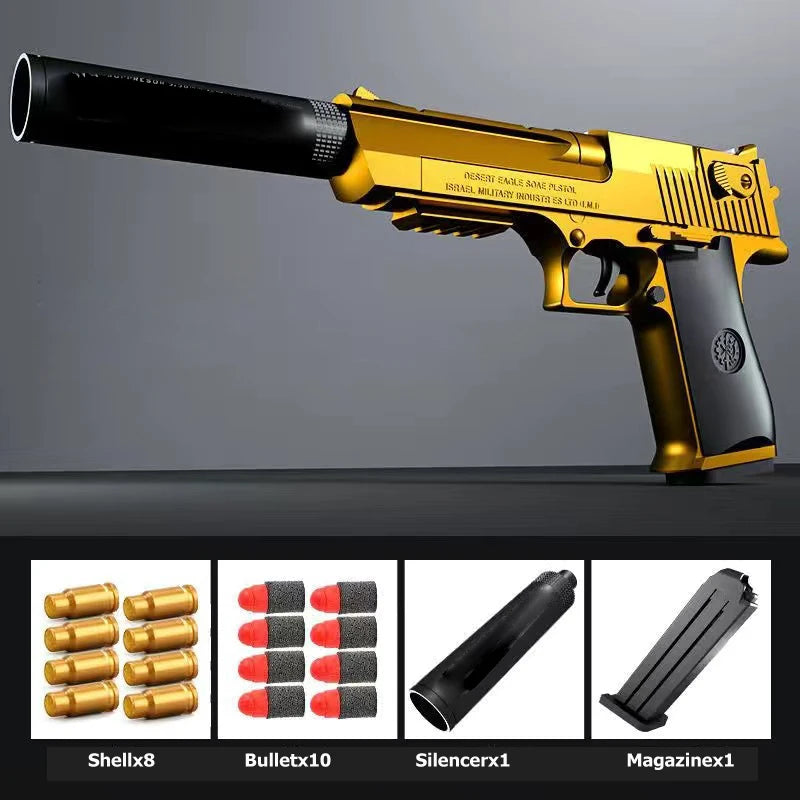 Desert Eagle Shell Ejecting Toy Pistol