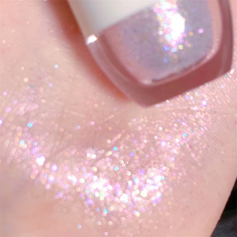 Bear Bowling Ball Liquid Eyeshadow – Super Sparkle Pearl Glitter Eye Makeup